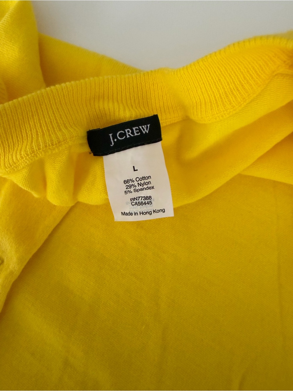 J. Crew Sunny Yellow “the Jackie” Button-Up Cardigan - Picture 5 of 5